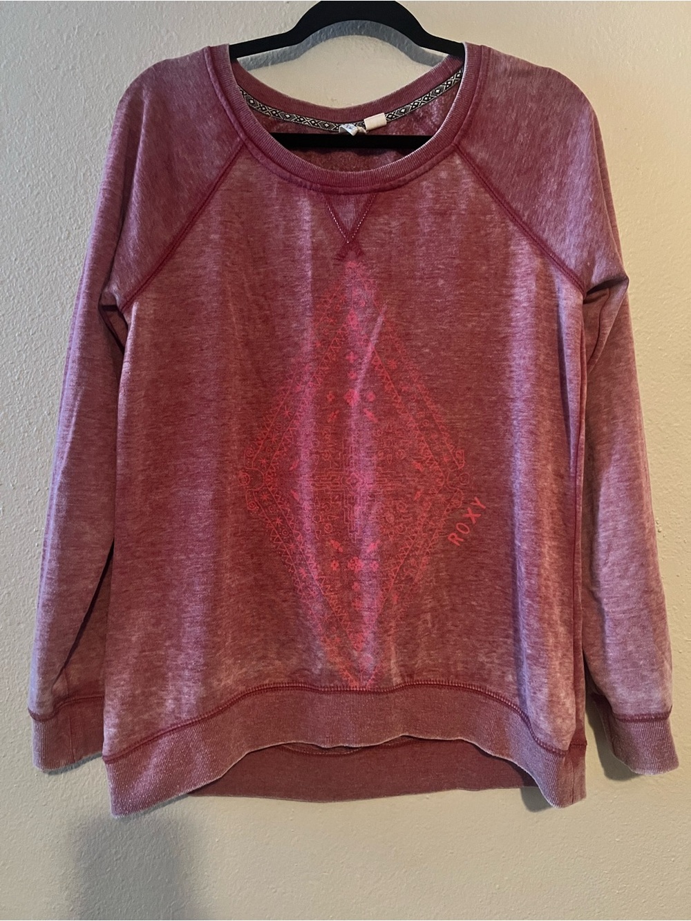Roxy Women's Dusty Rose Crewneck Sweatshirt
